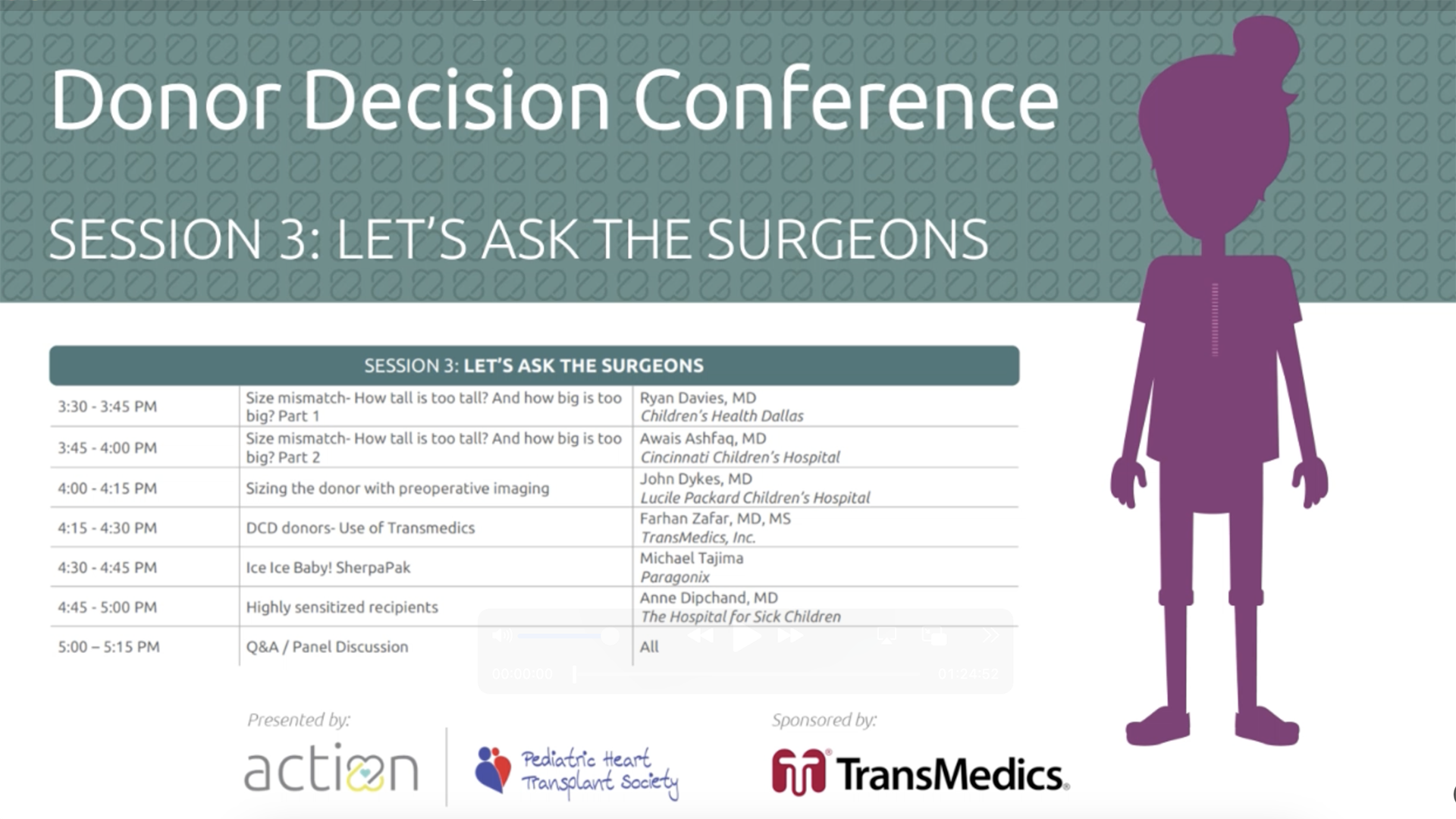 Session 3- Let's Ask The Surgeons - Donor Decision Conference